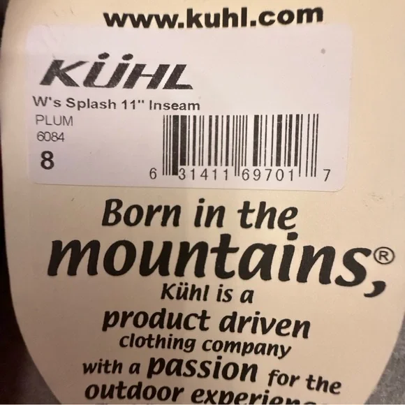 KÜHL Splash 11" Cargo Shorts in Plum Performance Fabric Women’s Size 8 - Picture 10 of 12